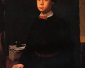 埃德加 德加 : Portrait of Rene De Gas, The Artist Brother